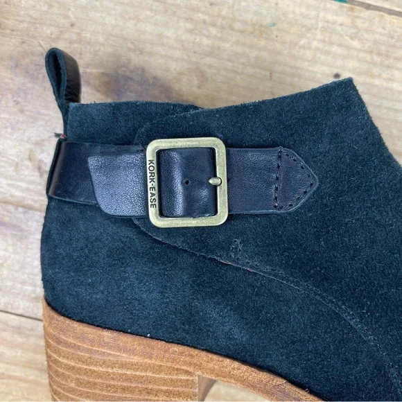 Kork-Ease Mesa Black‎ Suede Bootie - Women's Size 8 - Picture 11 of 14
